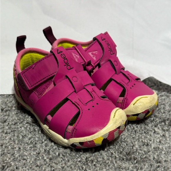 Plae Sam 2.0 Fuscia Play-worthy Sandals Size 6 Toddler - Picture 5 of 8